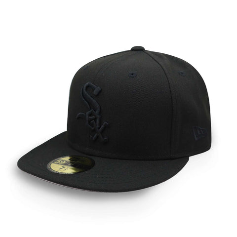Gorra New Era 59Fifty MLB White Sox Basic Negra Cerrada