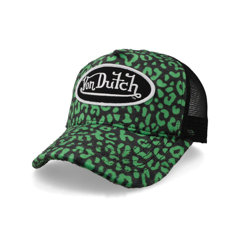 Gorra Von Dutch Vanimal Negro/Verde Ajustable