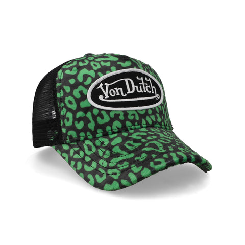 Gorra Von Dutch Vanimal Negro/Verde Ajustable