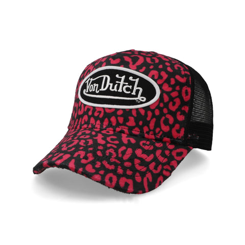 Gorra Von Dutch Vanimal Negro/Rosa Ajustable
