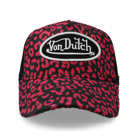 Gorra Von Dutch Vanimal Negro/Rosa Ajustable