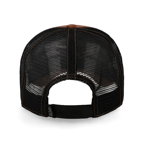 Gorra Von Dutch Brown Velvet Trucker Café Unitalla