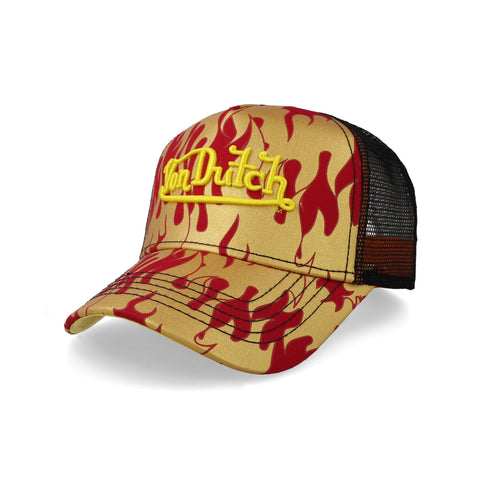 Gorra Von Dutch City of Angels Roja/Amarilla Ajustable