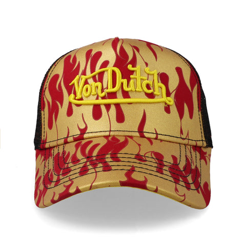 Gorra Von Dutch City of Angels Roja/Amarilla Ajustable