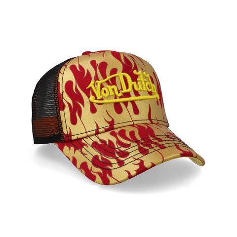 Gorra Von Dutch City of Angels Roja/Amarilla Ajustable