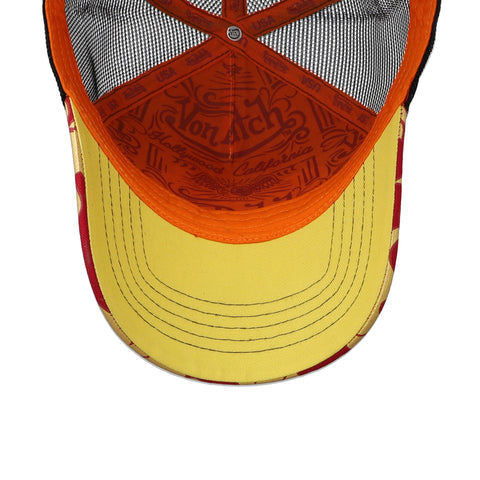 Gorra Von Dutch City of Angels Roja/Amarilla Ajustable