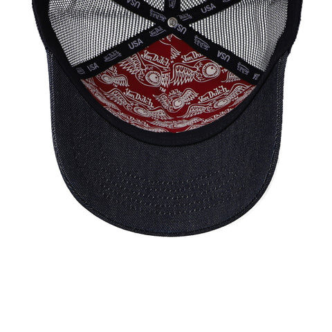 Gorra Von Dutch Denim Trucker Azul Marino Unitalla