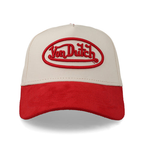 Gorra Von Dutch Red Suede Snapback Roja Unitalla