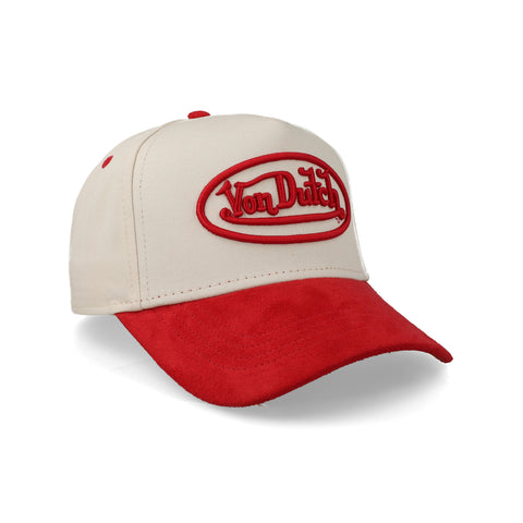 Gorra Von Dutch Red Suede Snapback Roja Unitalla