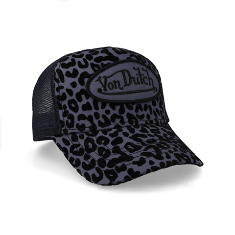 Gorra Von Dutch Von Flock Trucker Negro/Marino Unitalla