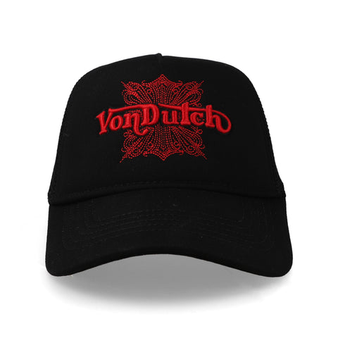 Gorra Von Dutch Trucker Negro/Rojo Unitalla