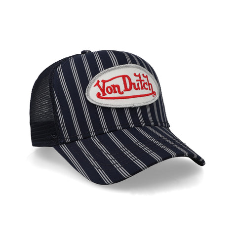 Gorra Von Dutch Stripe Trucker Azul Marino Unitalla