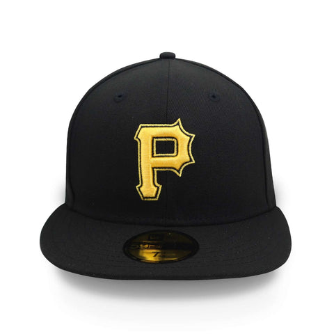 Gorra New Era 59 Fifty MLB Pirates Alt2 Negro Cerrada
