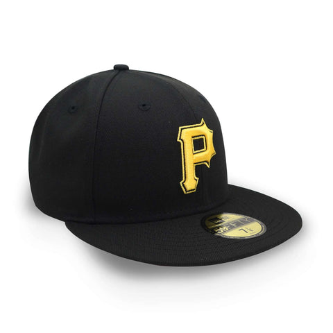 Gorra New Era 59 Fifty MLB Pirates Alt2 Negro Cerrada
