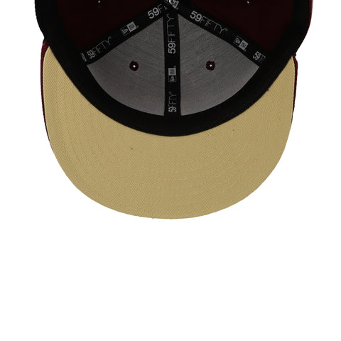 Gorra New Era 59 Fifty LMP Tomateros Vino Cerrada