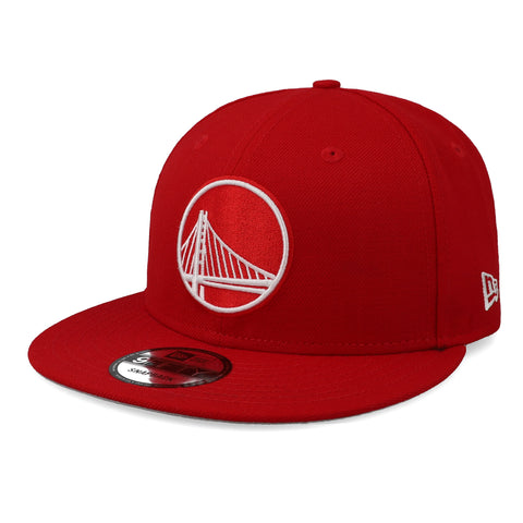Gorra New Era 9 Fifty NBA Warriors Scarlet White Unitalla