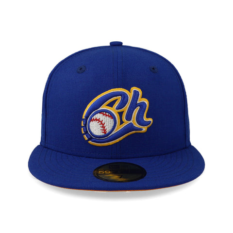 Gorra New Era 59 Fifty Lmb Charros Azul Cerrado