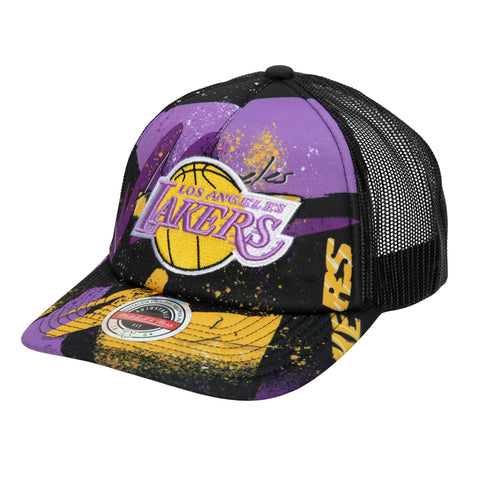 Gorra Mitchell & Ness NBA Lakers Hyper Trucker Unitalla