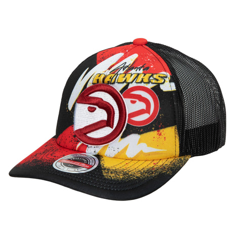 Gorra Mitchell & Ness NBA Hawks Hyper Trucker Unitalla