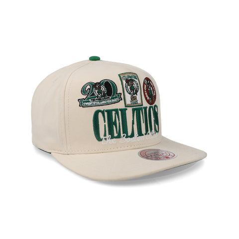Gorra Mitchell & Ness NBA Celtics Reframe Retro Beige