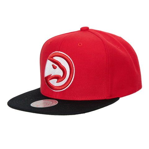 Gorra Mitchell & Ness NBA Hawks Team 2 Tone Rojo Unitalla