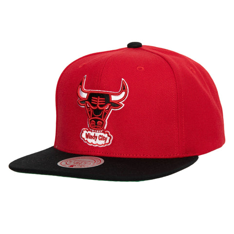 Gorra Mitchell & Ness NBA Bulls Team 2 Tone Rojo Unitalla