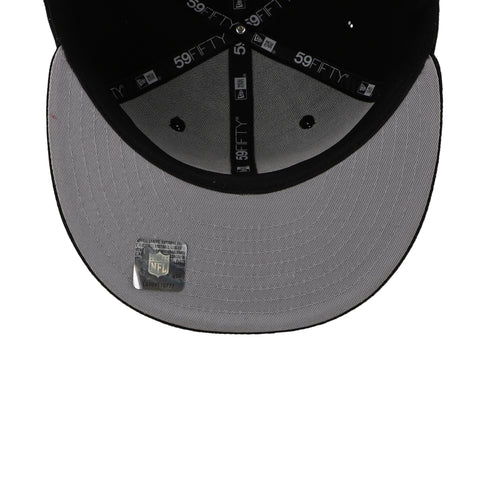 Gorra New Era 59Fifty NFL 49ers Negra Cerrada