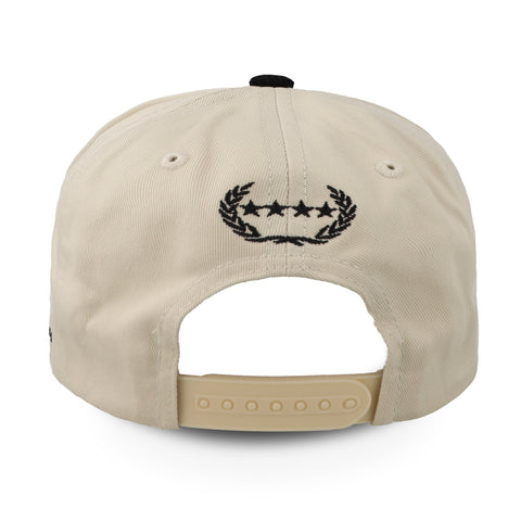 Gorra Field Grade Warning Dog Pana Natural/Negro Unitalla