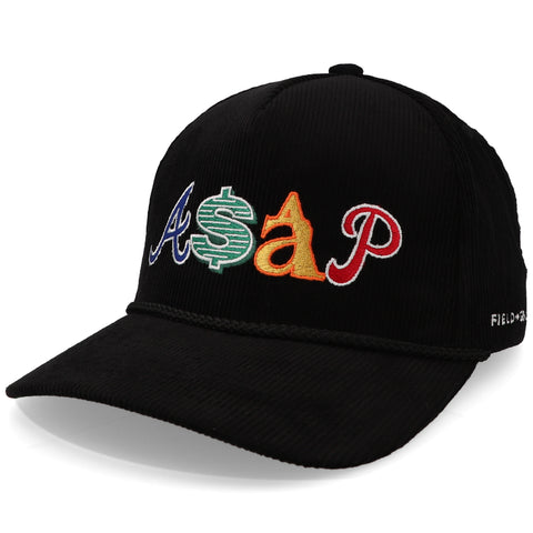 Gorra Field Grade Asap Negra Pana Unitalla