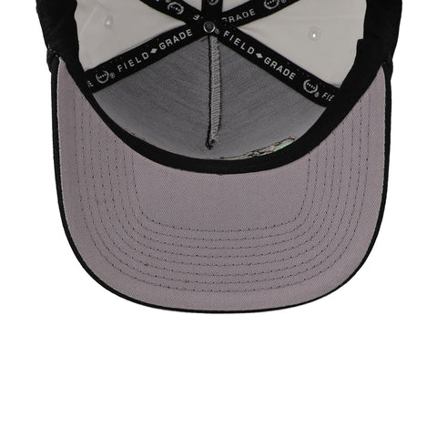 Gorra Field Grade In Death Negro con Blanco Unitalla