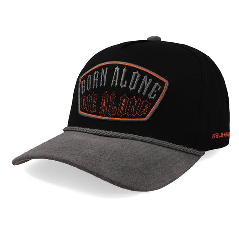 Gorra Field Grade Born Alone Negro/Gris Unitalla