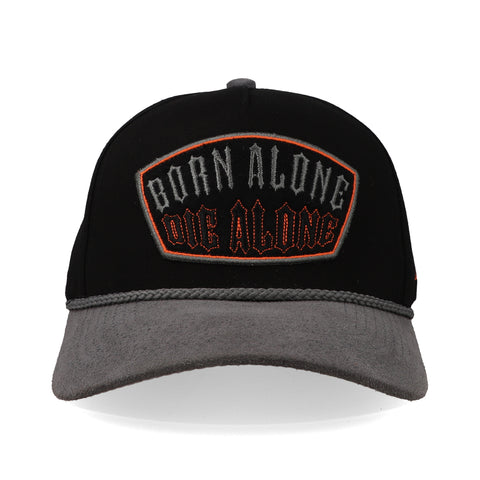 Gorra Field Grade Born Alone Negro/Gris Unitalla