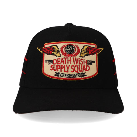 Gorra Field Grade Death Squad Negro Unitalla