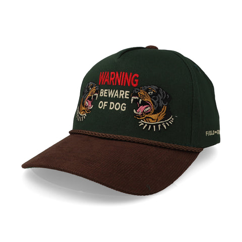 Gorra Field Grade Beware Of Rotty Verde/Café Pana Unitalla