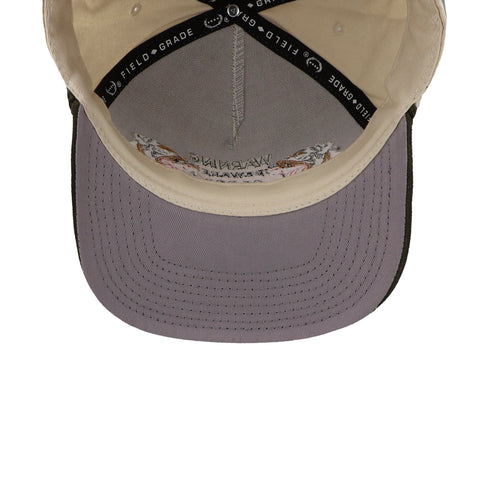 Gorra Field Grade Beware of Rot Beige con Olivo Unitalla