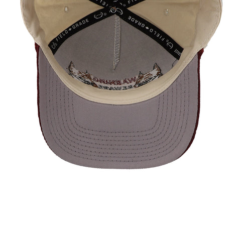 Gorra Field Grade Beware Of Dog Arena Con Guinda Unitalla