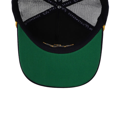 Gorra Field Grade No Efs Given Azul Marino Hojas Doradas