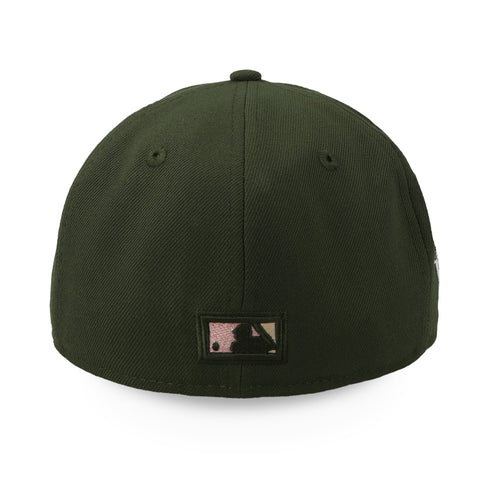 Gorra New Era 59Fifty MLB Giants Rifle Green Blush Cerrada
