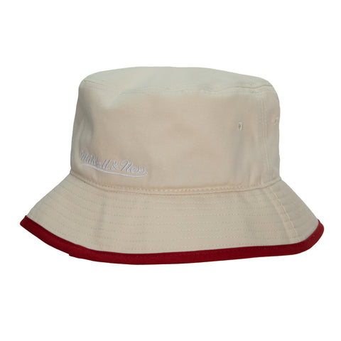 Gorro Mitchell & Ness NBA Hawks Bucket Off White Unitalla