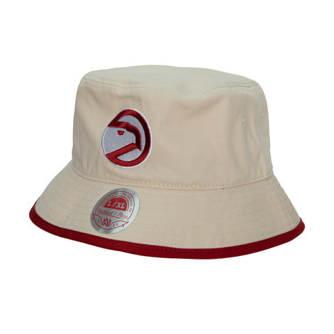 Gorro Mitchell & Ness NBA Hawks Bucket Off White Unitalla