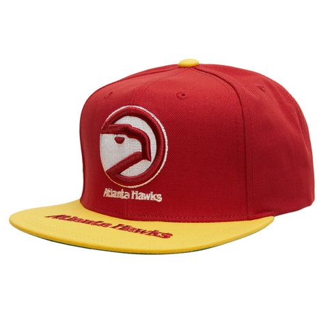 Gorra Mitchell & Ness NBA Hawks Logo Bill Unitalla