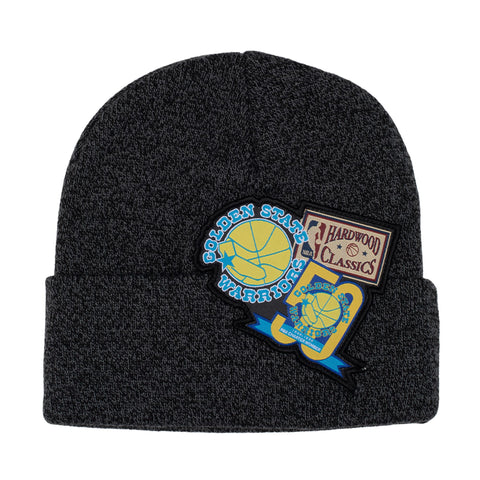Gorro Mitchell & Ness NBA Warriors XL Logo Knit Unitalla