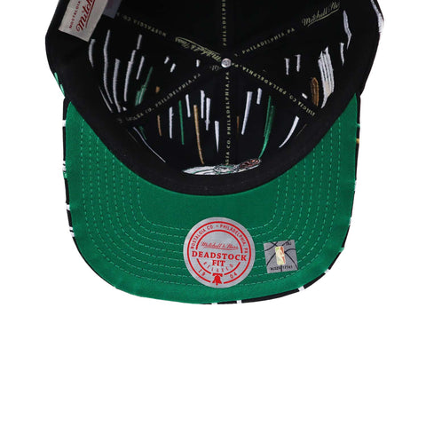 Gorra Mitchell & Ness NBA Celtics Burst Deadstock Negra