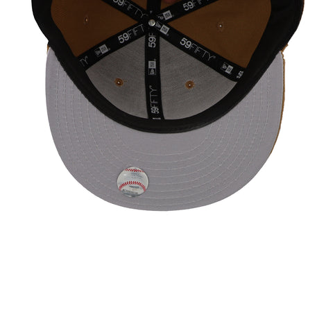 Gorra New Era 59Fifty MLB Yankees Wheat Gris UV 2 Cerrada