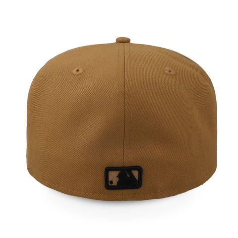 Gorra New Era 59Fifty MLB Dodgers Wheat UV 2 Cerrada
