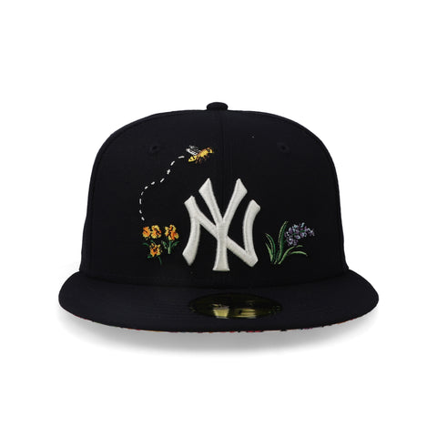 Gorra New Era 59Fifty MLB Yankees Watercolor Floral Cerrada