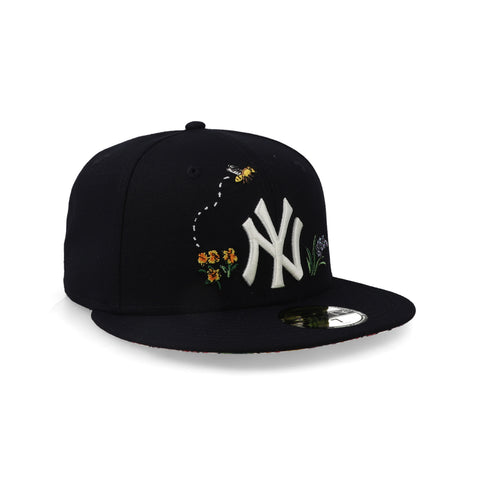 Gorra New Era 59Fifty MLB Yankees Watercolor Floral Cerrada