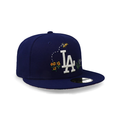 Gorra New Era 59Fifty MLB Dodgers Watercolor Floral Cerrada