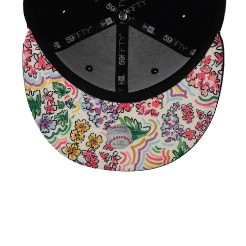 Gorra New Era 59Fifty MLB Dodgers Watercolor Floral Cerrada