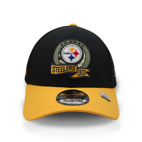 Gorra New Era 39Thirty NFL Steelers STS 22 Negra Cerrada